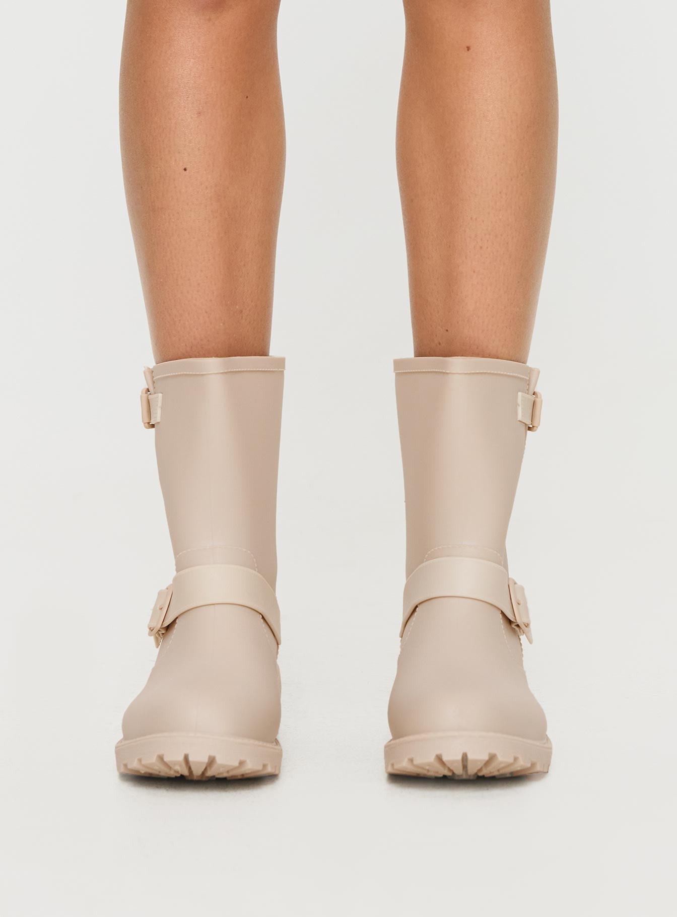 Senorita Rubber Boots Cream - Image 2
