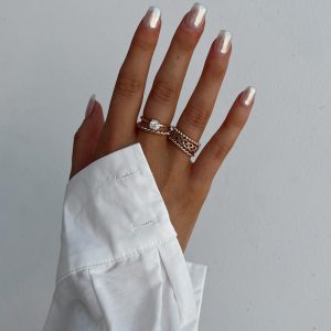 Time Out Ring Set Gold