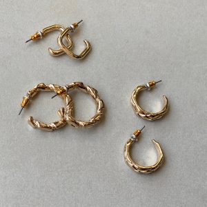 Naomie Earring Pack Gold