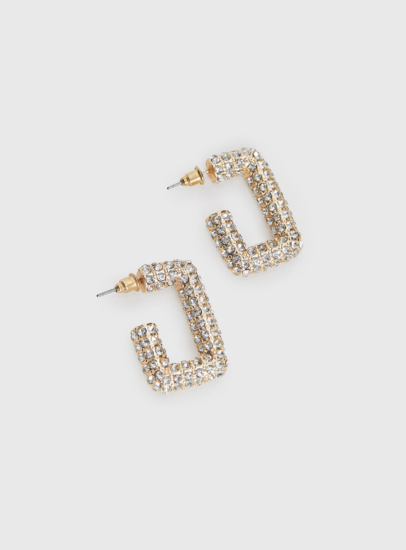 Diamonds Dancing Earrings Gold - Image 2