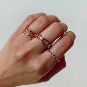 Kennedy Ring Set Gold