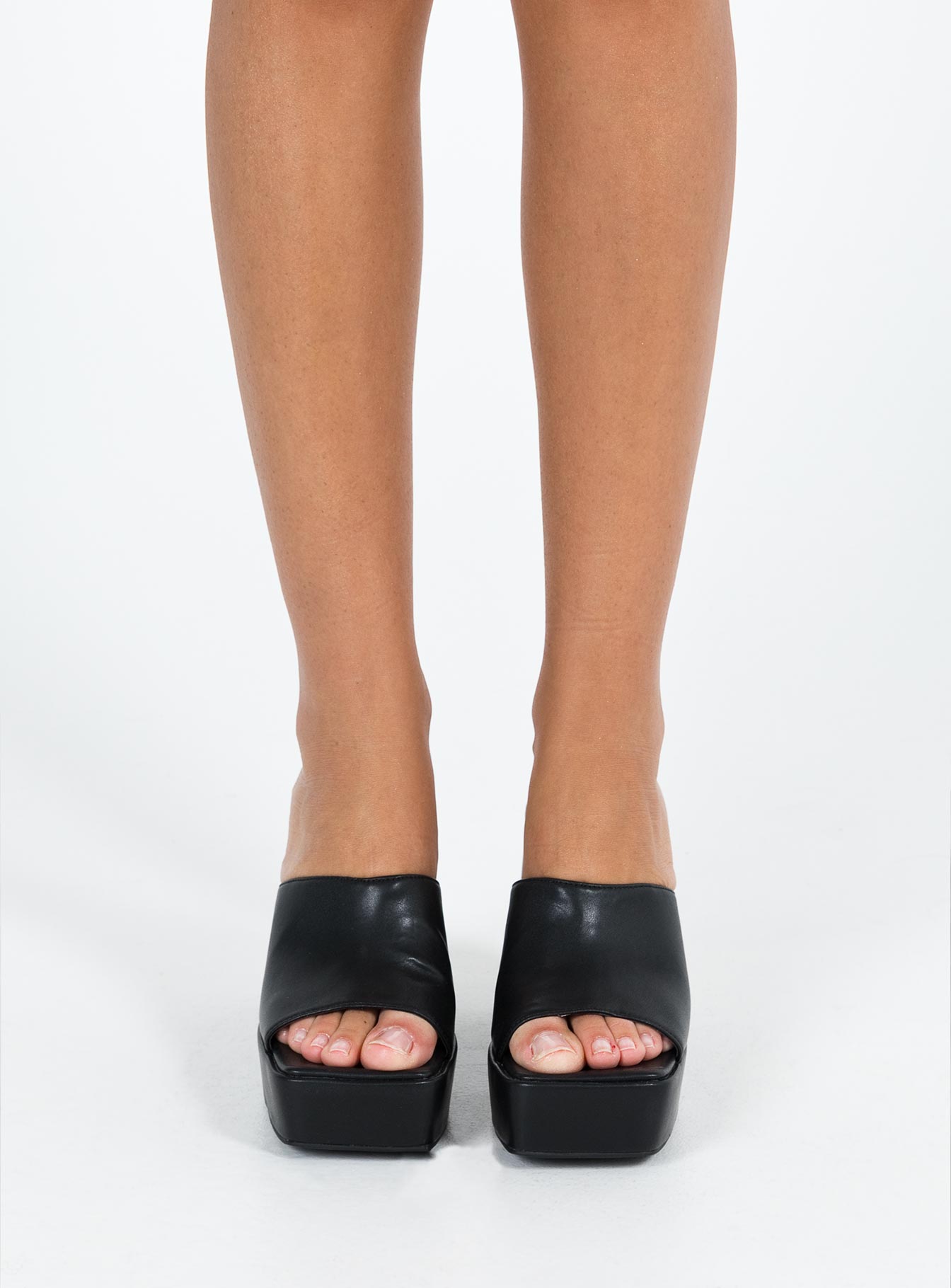 Hazel Platform Heels Black - Image 2