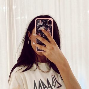 She Is Bae iPhone Case Pink