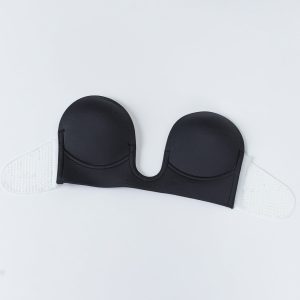 U-Shape Backless Bra Black