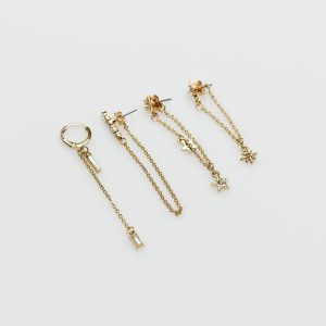 Bastian Earring Pack Gold