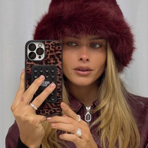 Avaah Fluffy Hat Red