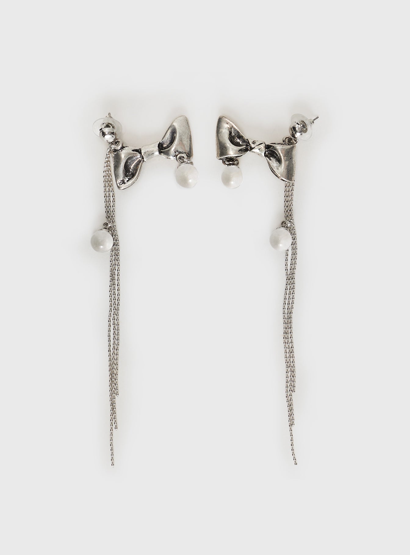 Bryce Earrings Silver - Image 2