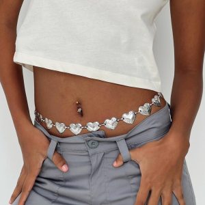 Maryanne Chain Belt Silver