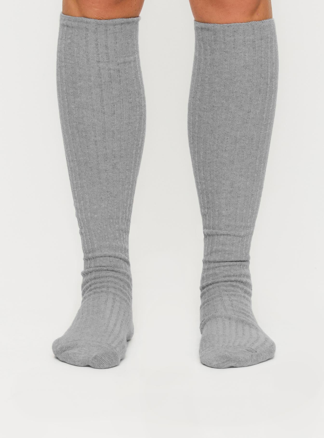 Apatow Knee High Socks Grey - Image 3