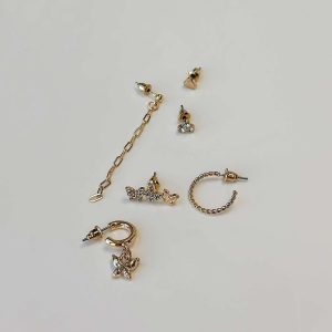 Arriane Earring Pack Gold