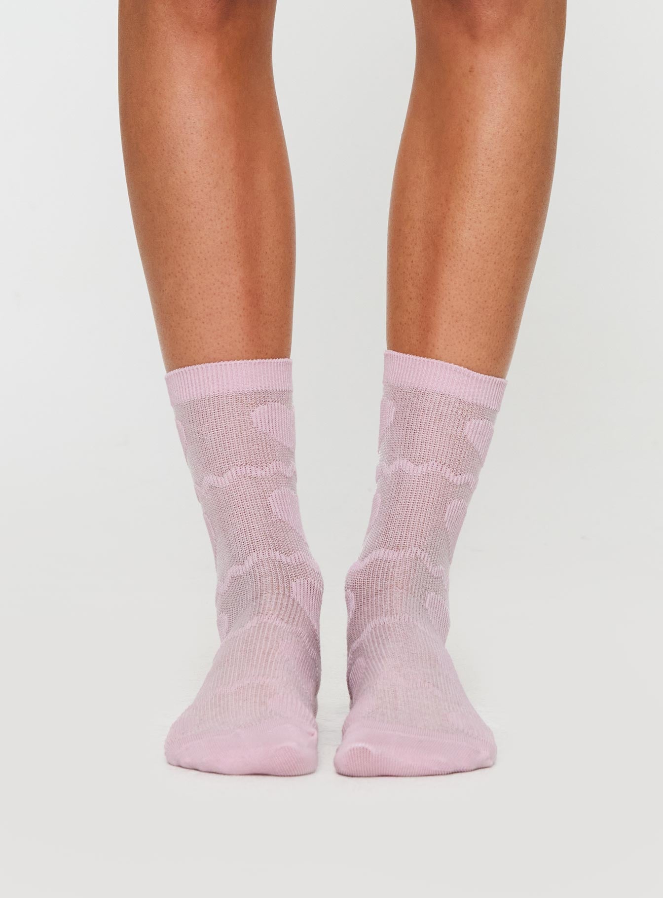 Sonder Crew Socks Pink - Image 2