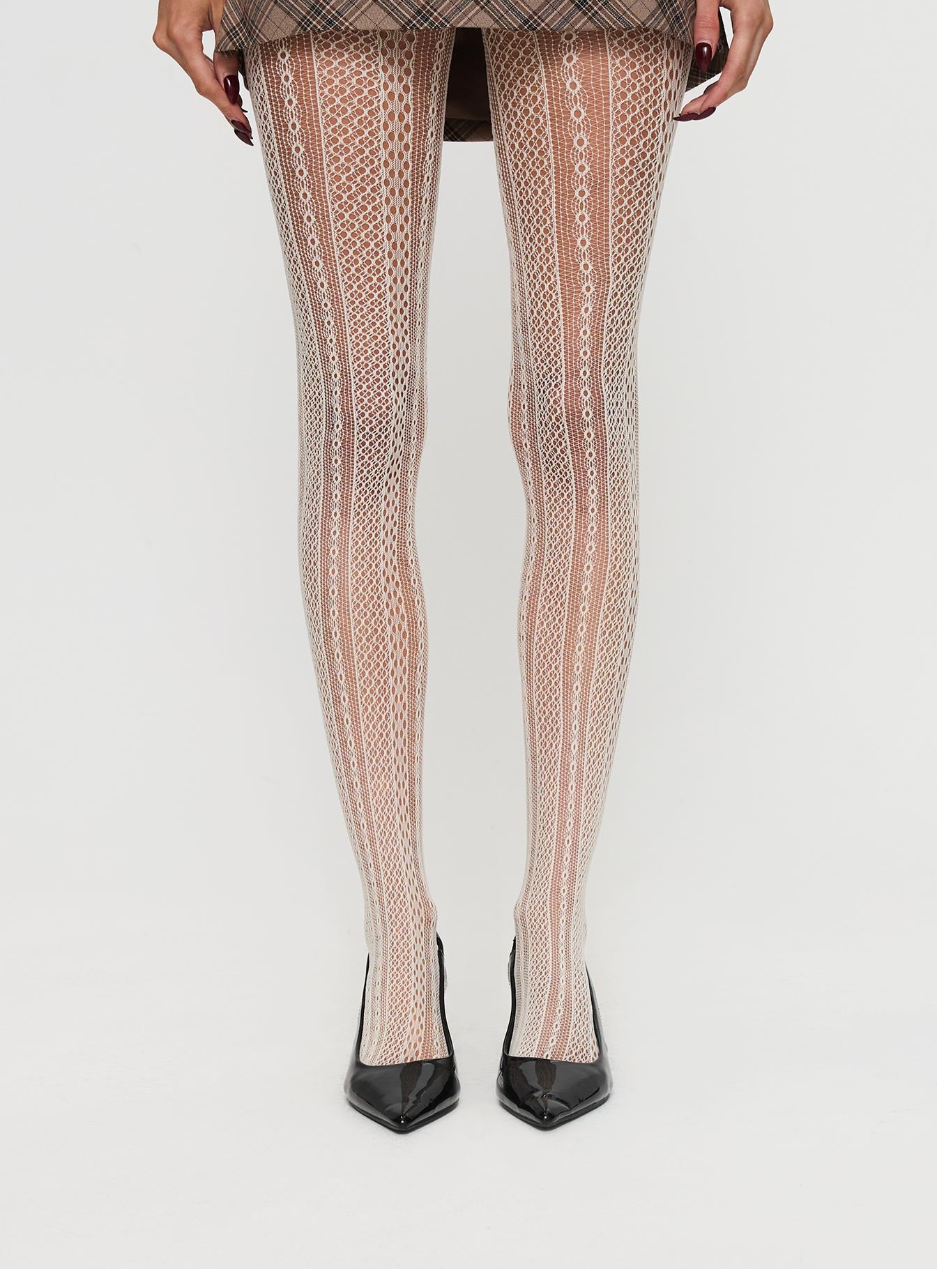 Vaugn Lace Stocking Cream - Image 2