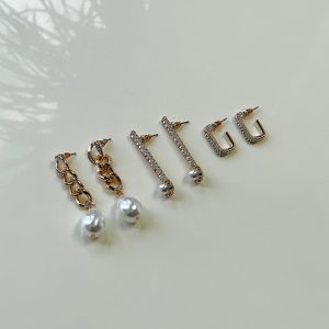 Jaimi Earring Pack Gold
