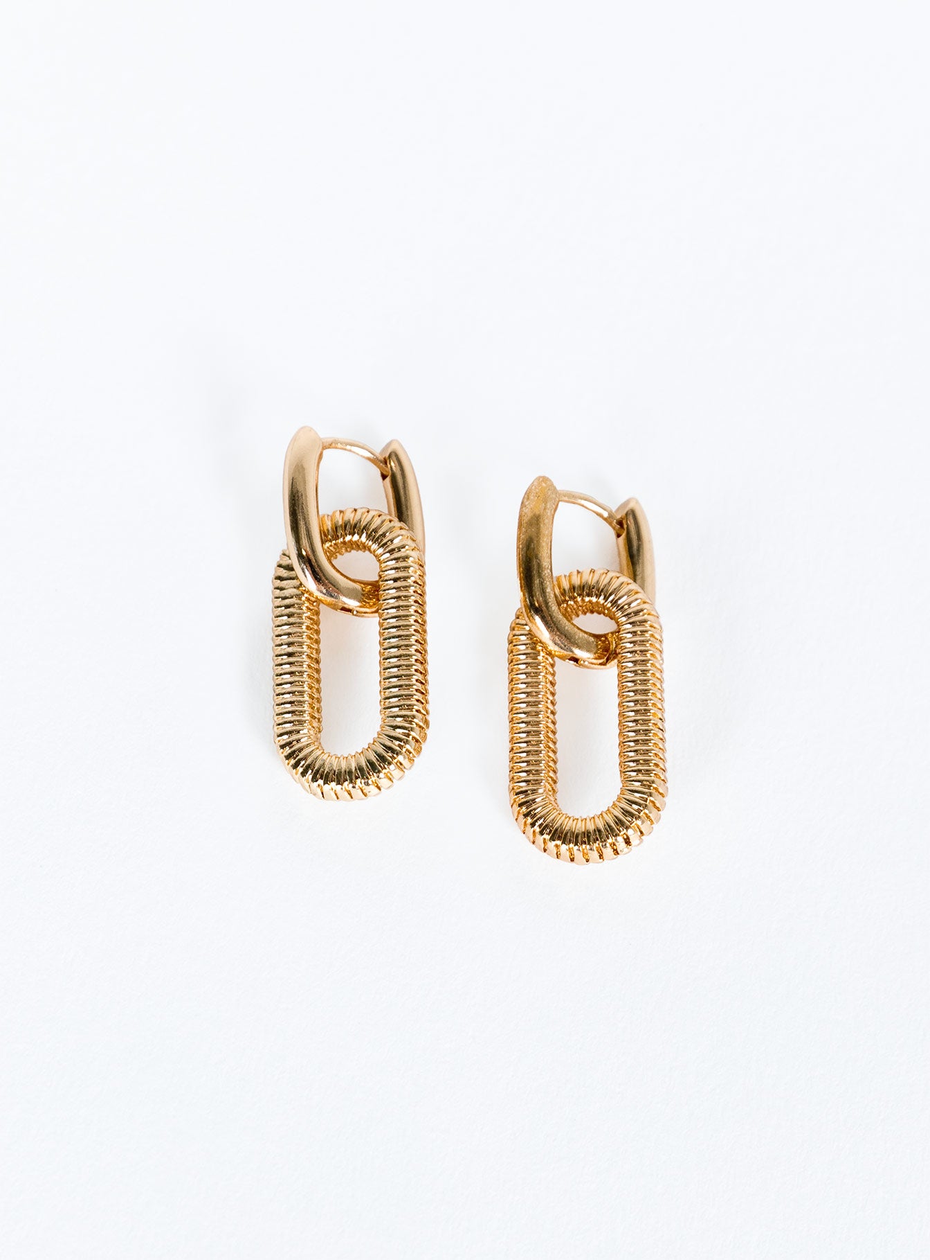Mercer Earrings Gold - Image 2