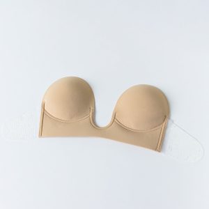 U-Shape Backless Bra Beige