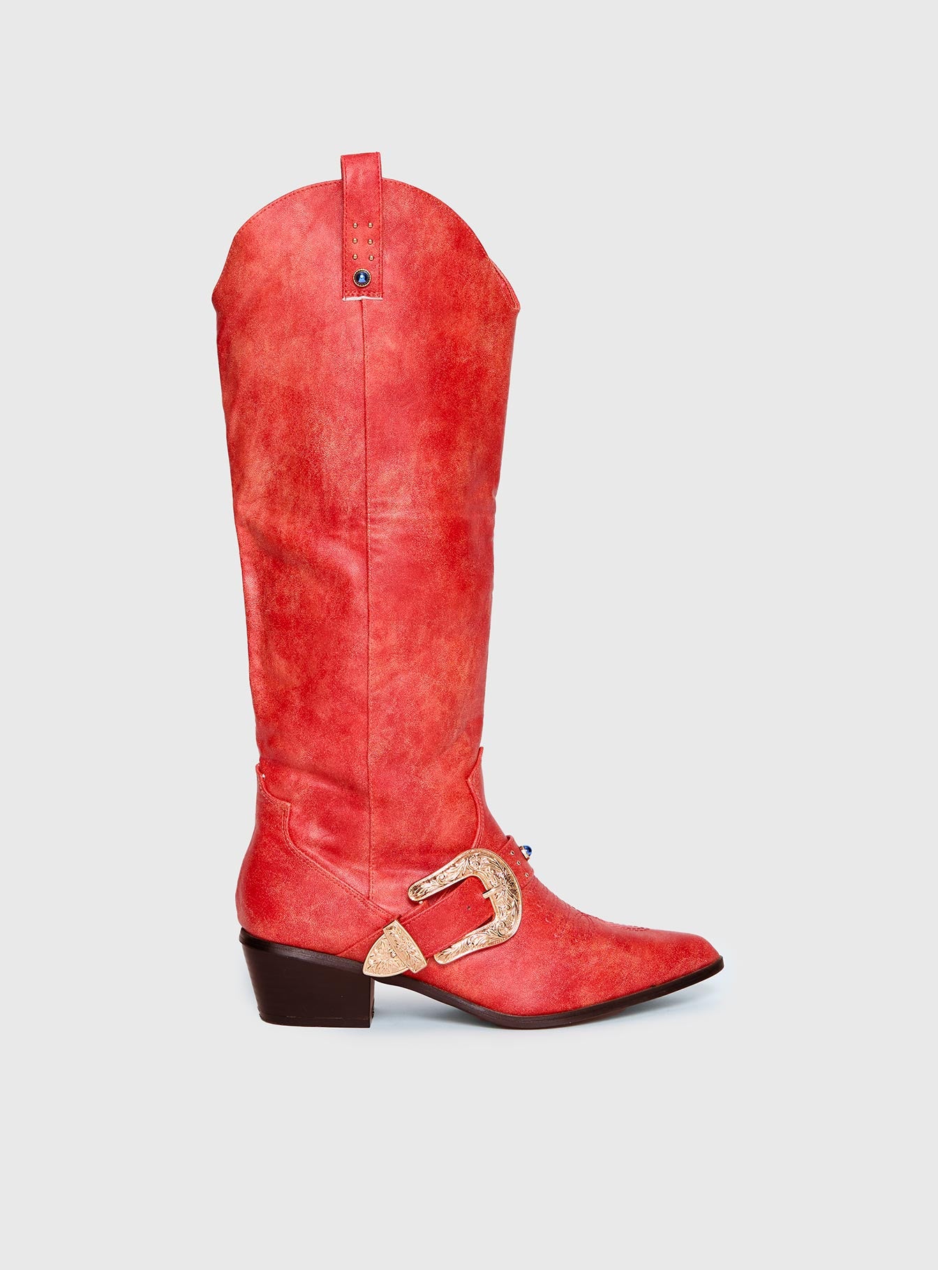 Rhode Cowboy Boots Red - Image 2