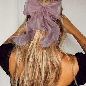 Linney Hair Bow Pink