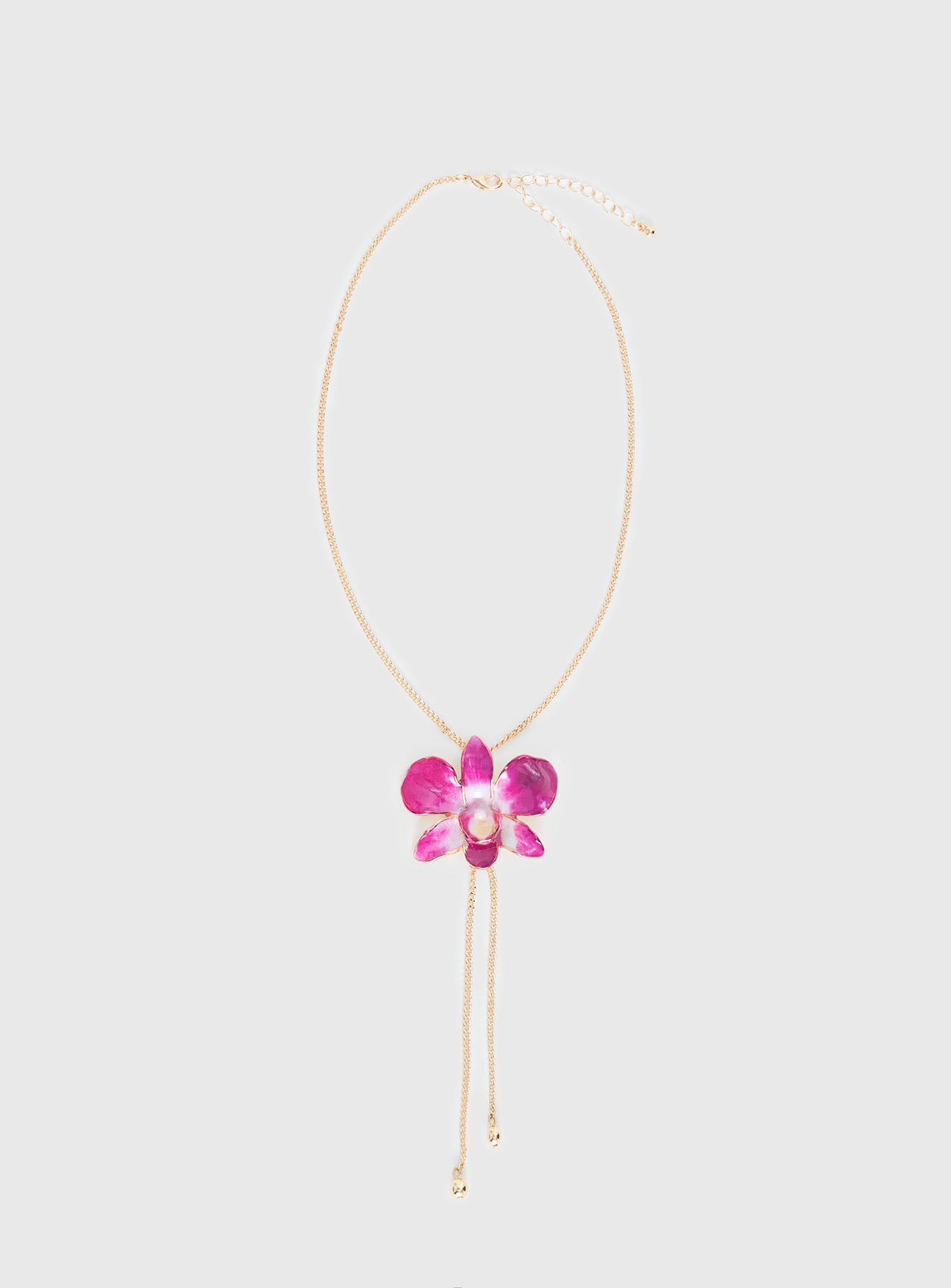 Nowah Orchid Necklace Gold - Image 2