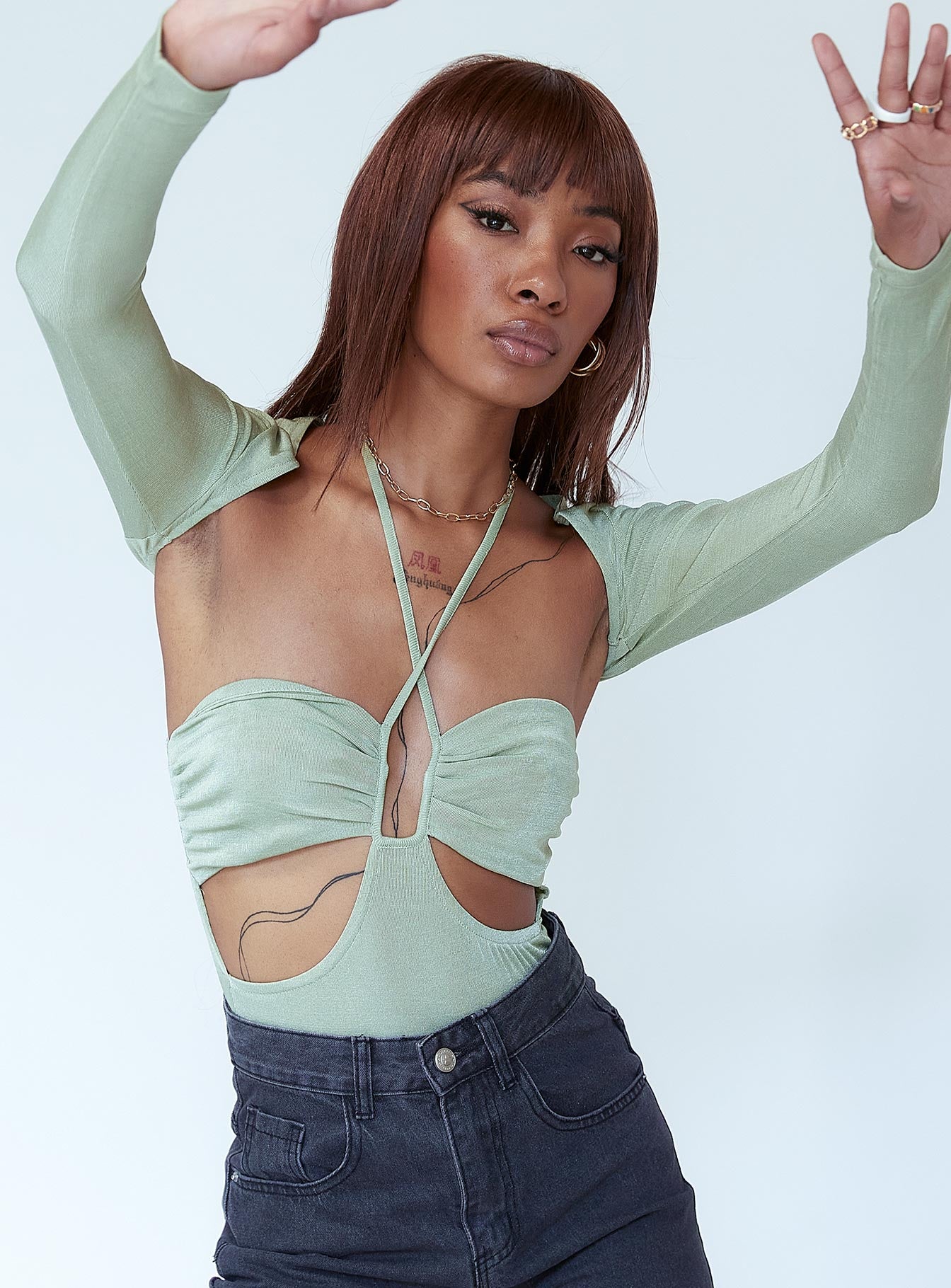 Moscow Bodysuit Green