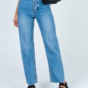 Thrills Paige Jean Trucker Blue