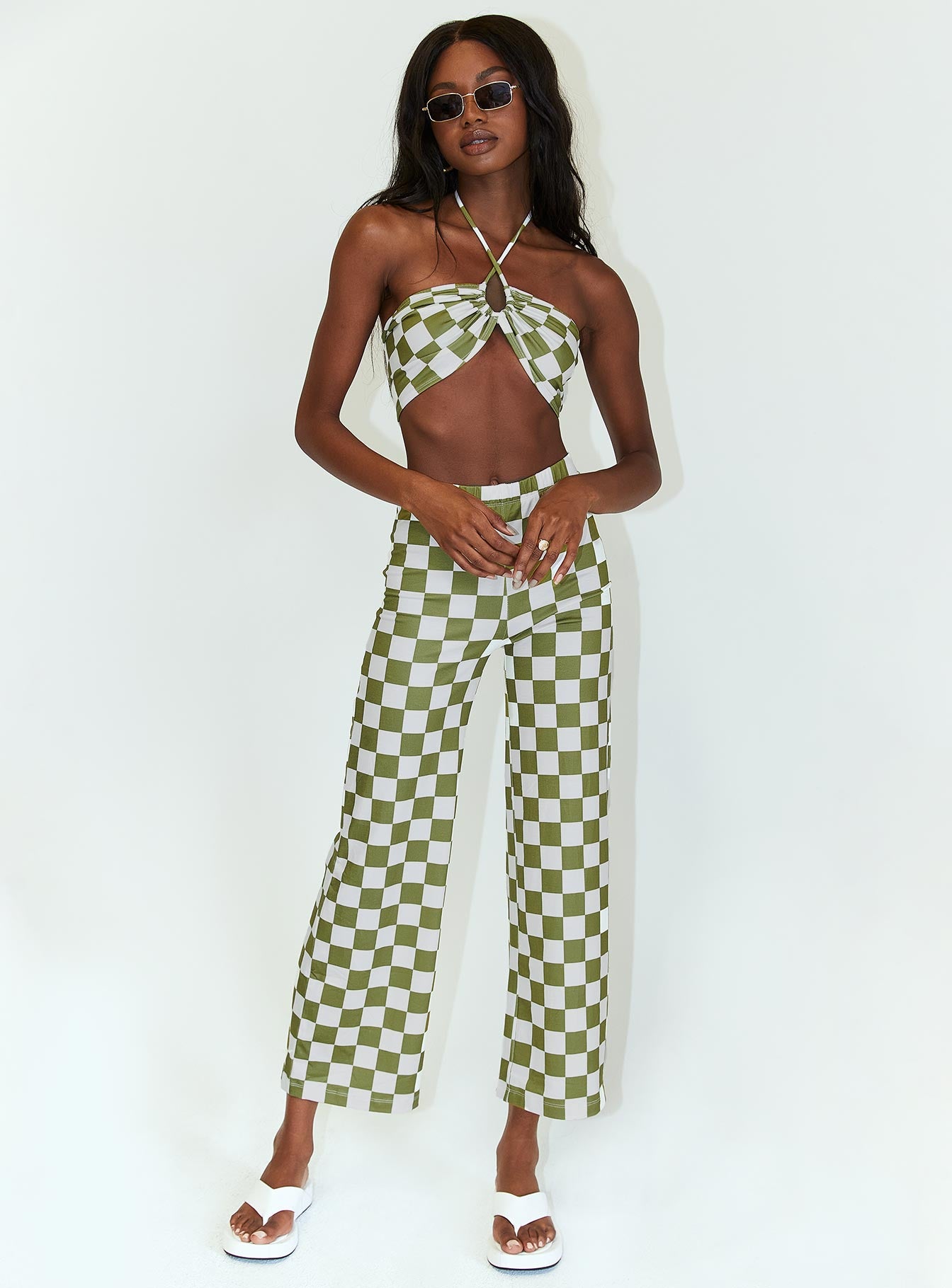 Latiana Set Green Checkerboard - Image 3