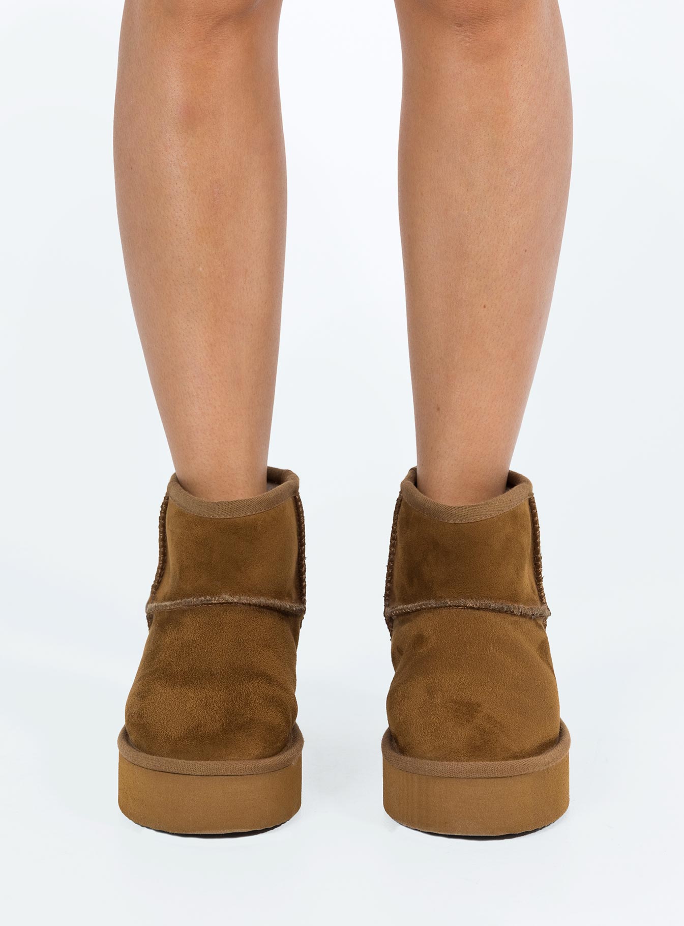 Franz Shearling Boots Brown - Image 2