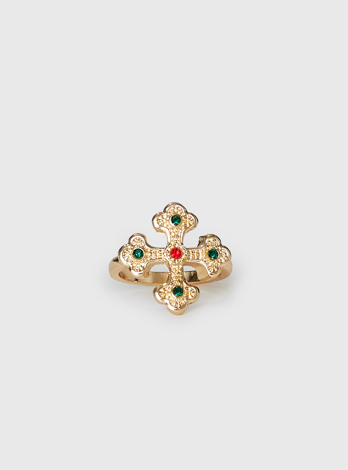 Venette Cross Ring Gold - Image 2