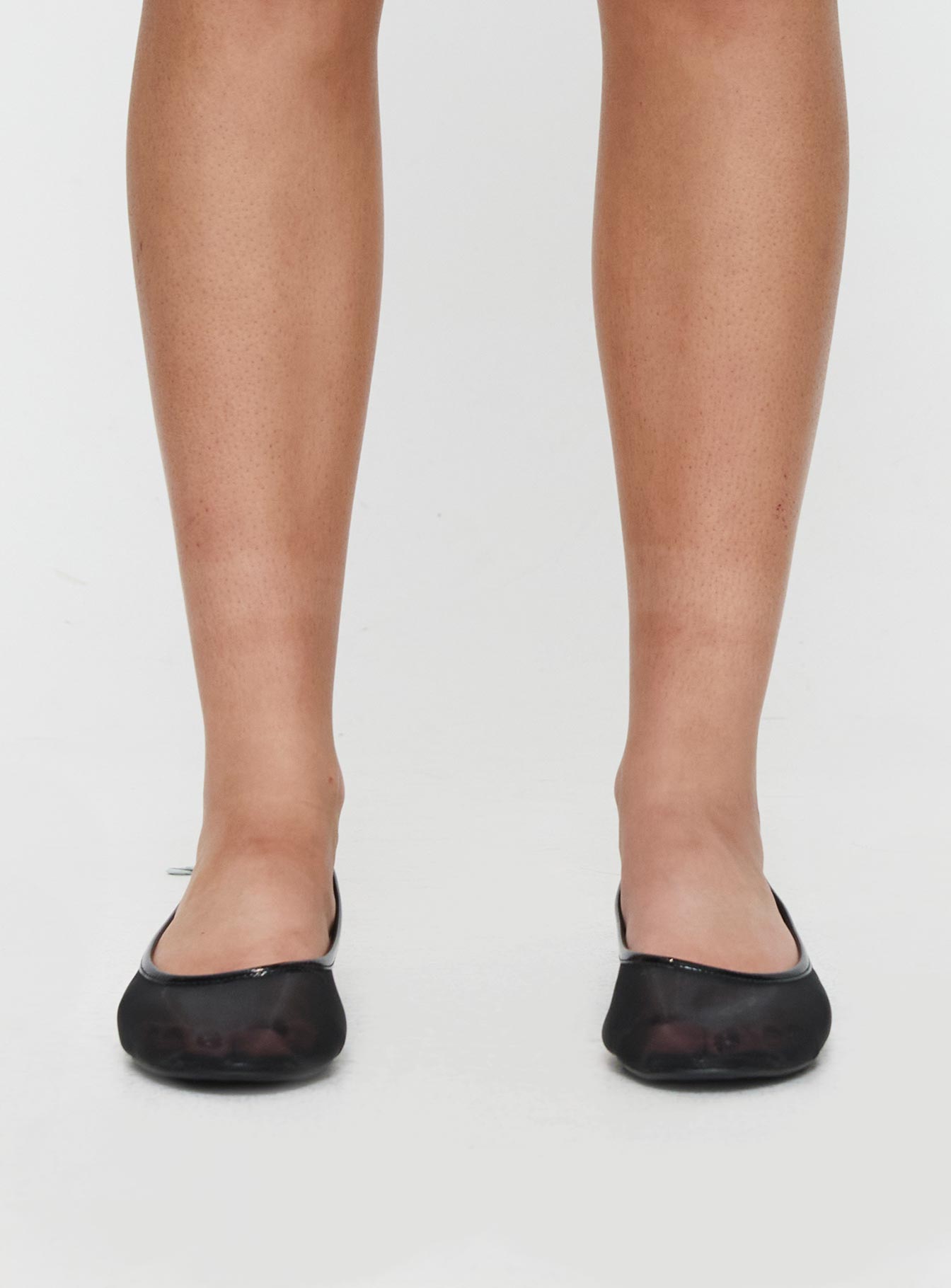 Therapy Arlo Ballet Flats Black Mesh - Image 2