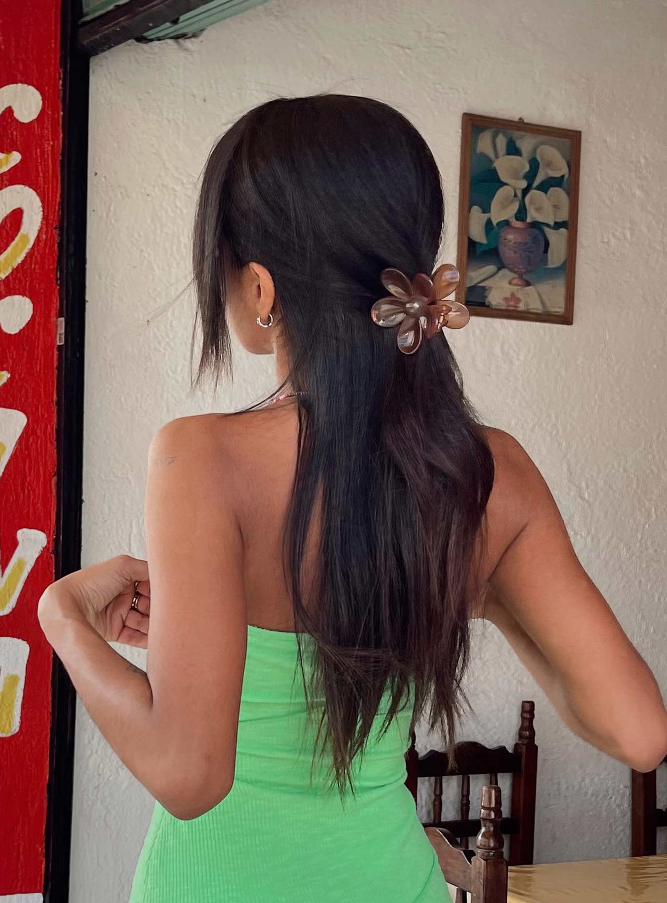 Sun Spirit Hair Clip Brown - Image 3