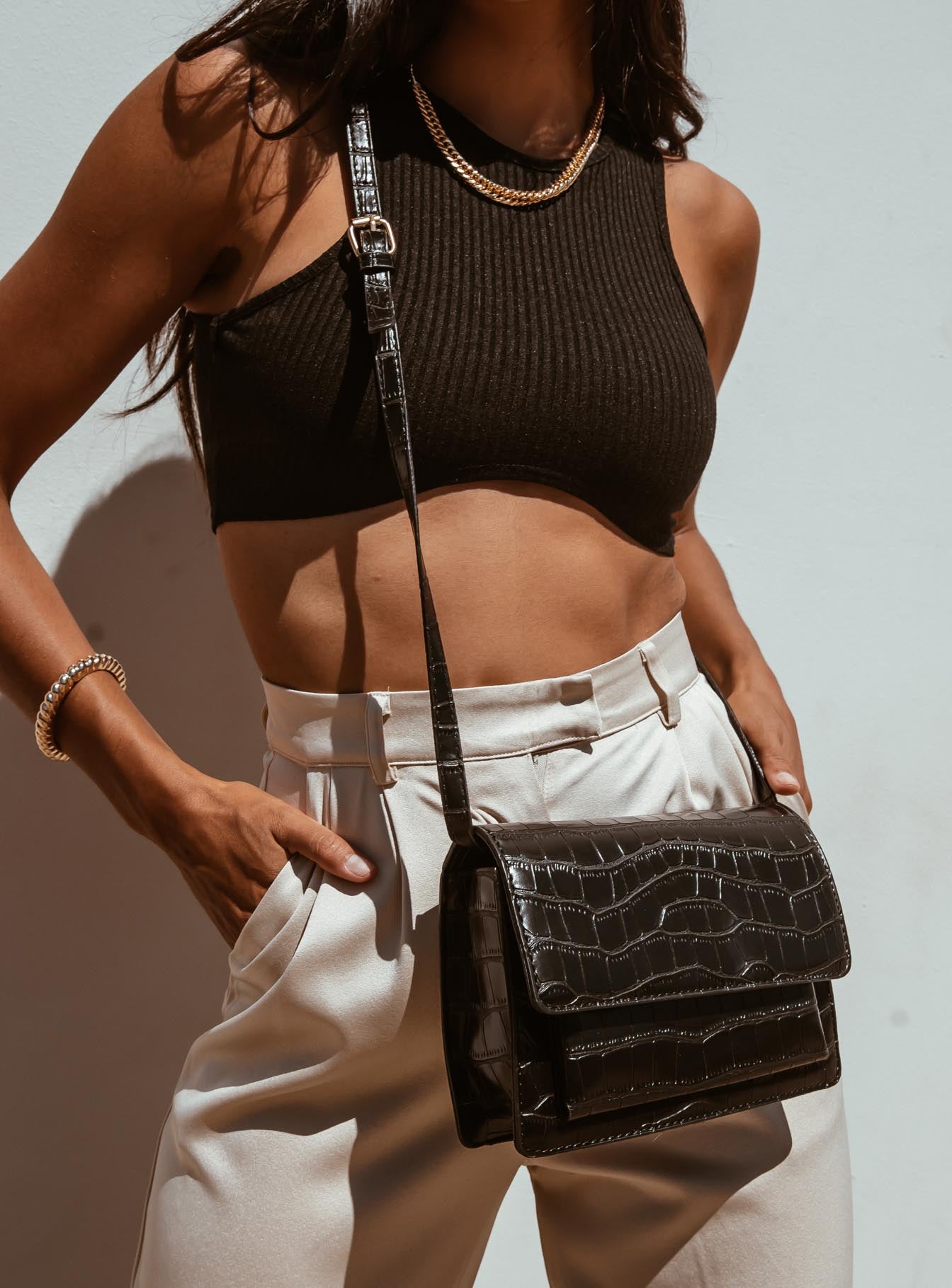 Valentine Croc Bag - Image 4