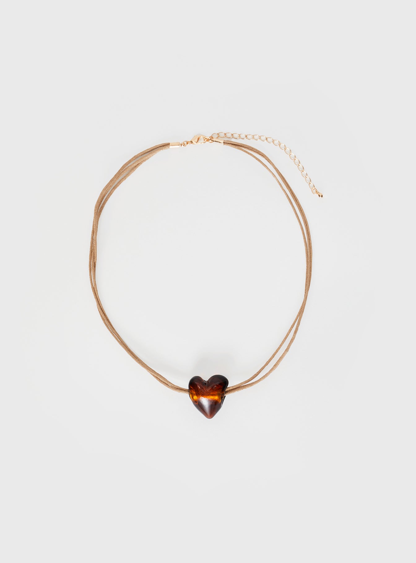 Luner Necklace Brown - Image 2