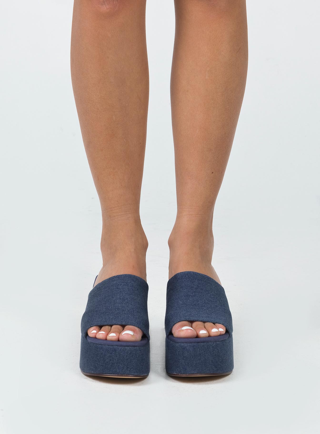 Broca Platform Sandal Dark Denim - Image 2