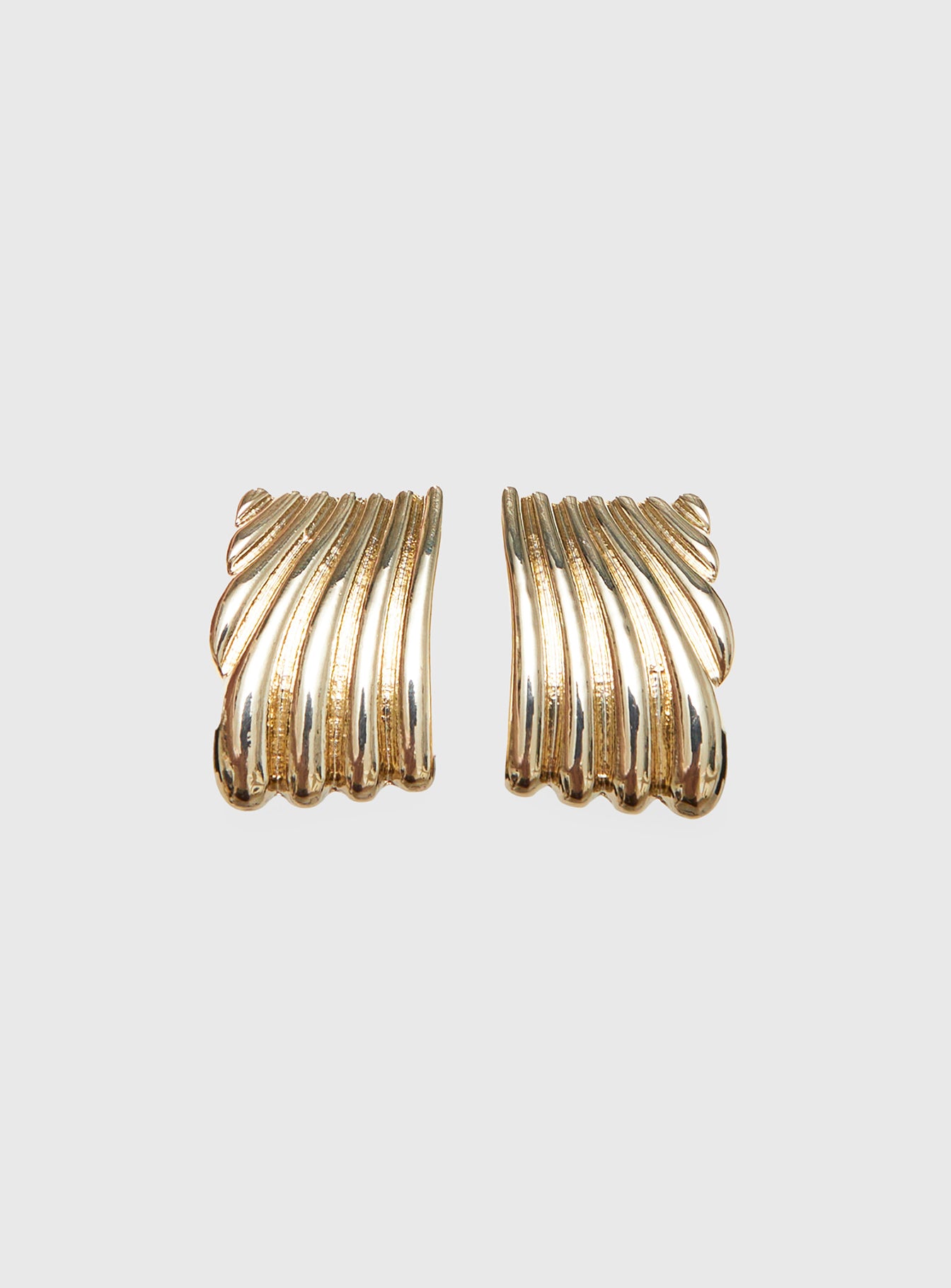 Precarious Earrings Gold - Image 2