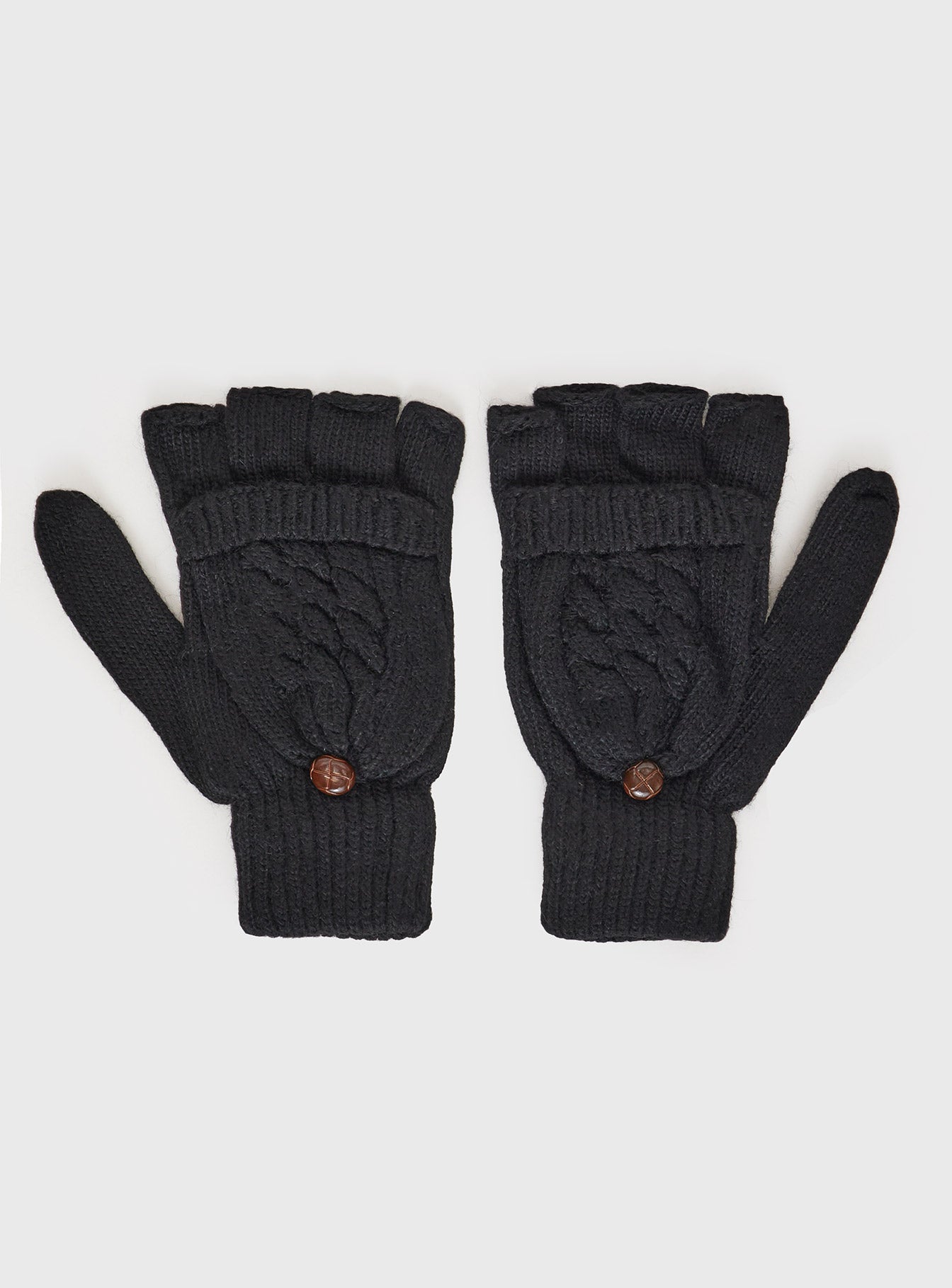 Crimsen Fingerless Gloves Black - Image 2