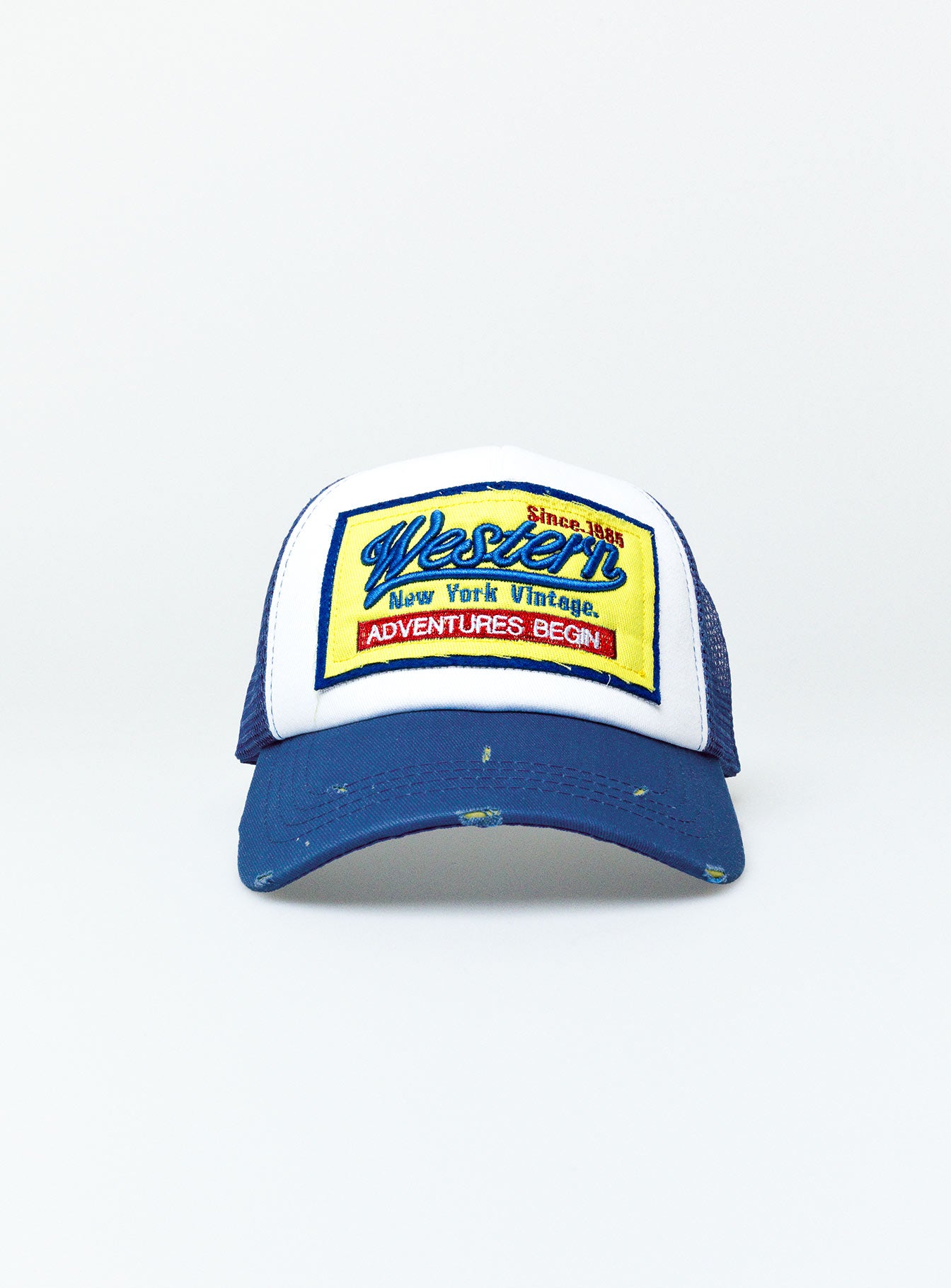 Adventures Trucker Hat Blue - Image 2