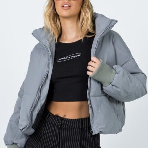 Abe Puffer Jacket Grey