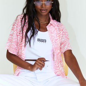 Ziggy Short Sleeve Shirt Pink