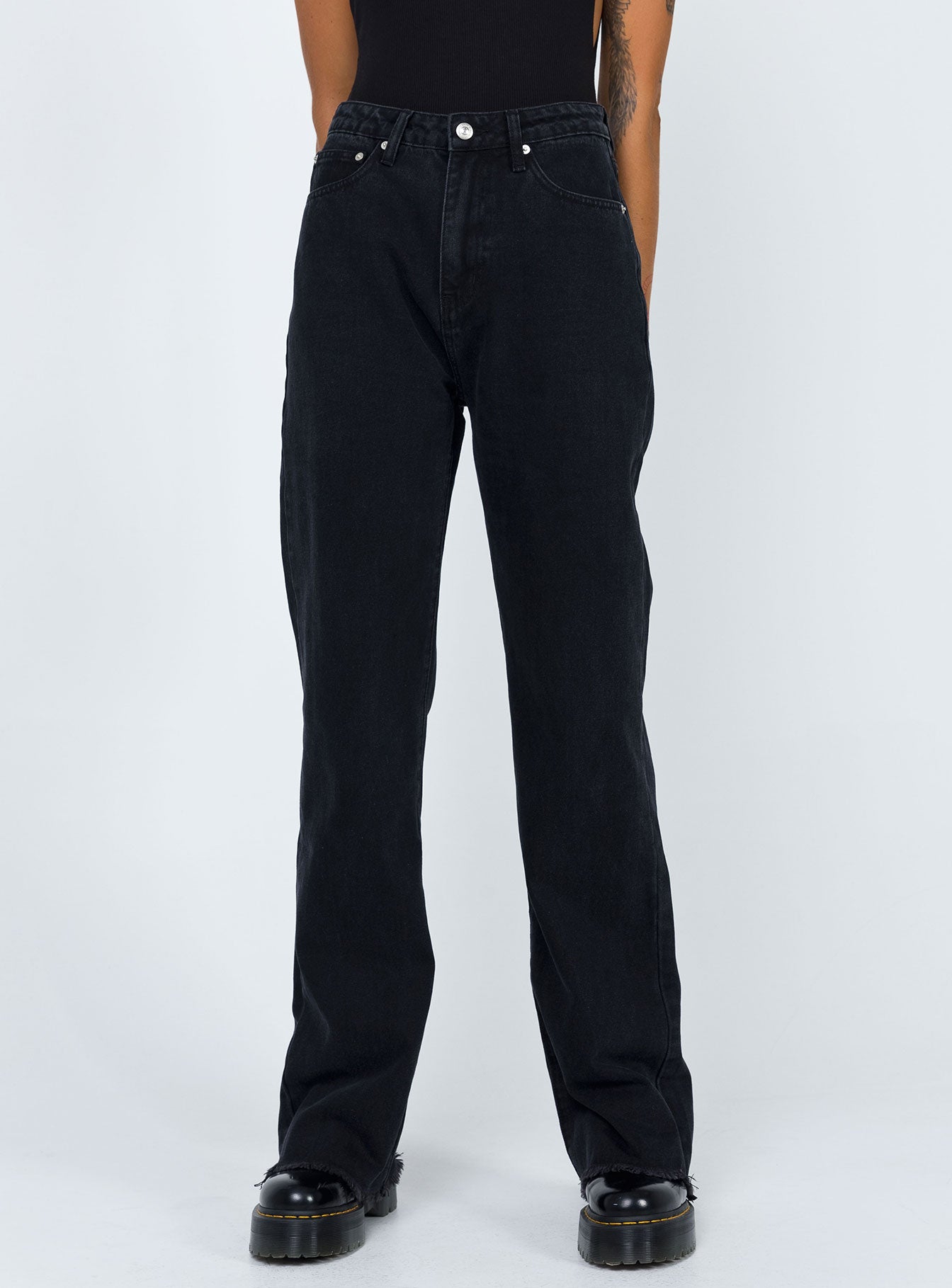 Carey Denim Jeans Black - Image 2