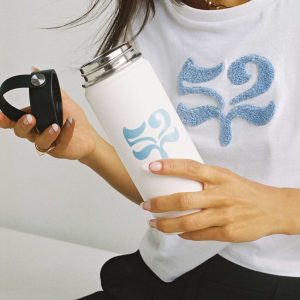Take Care Charity Water Bottle White / Blue