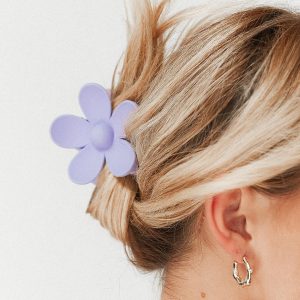Last Summer Hair Clip Purple
