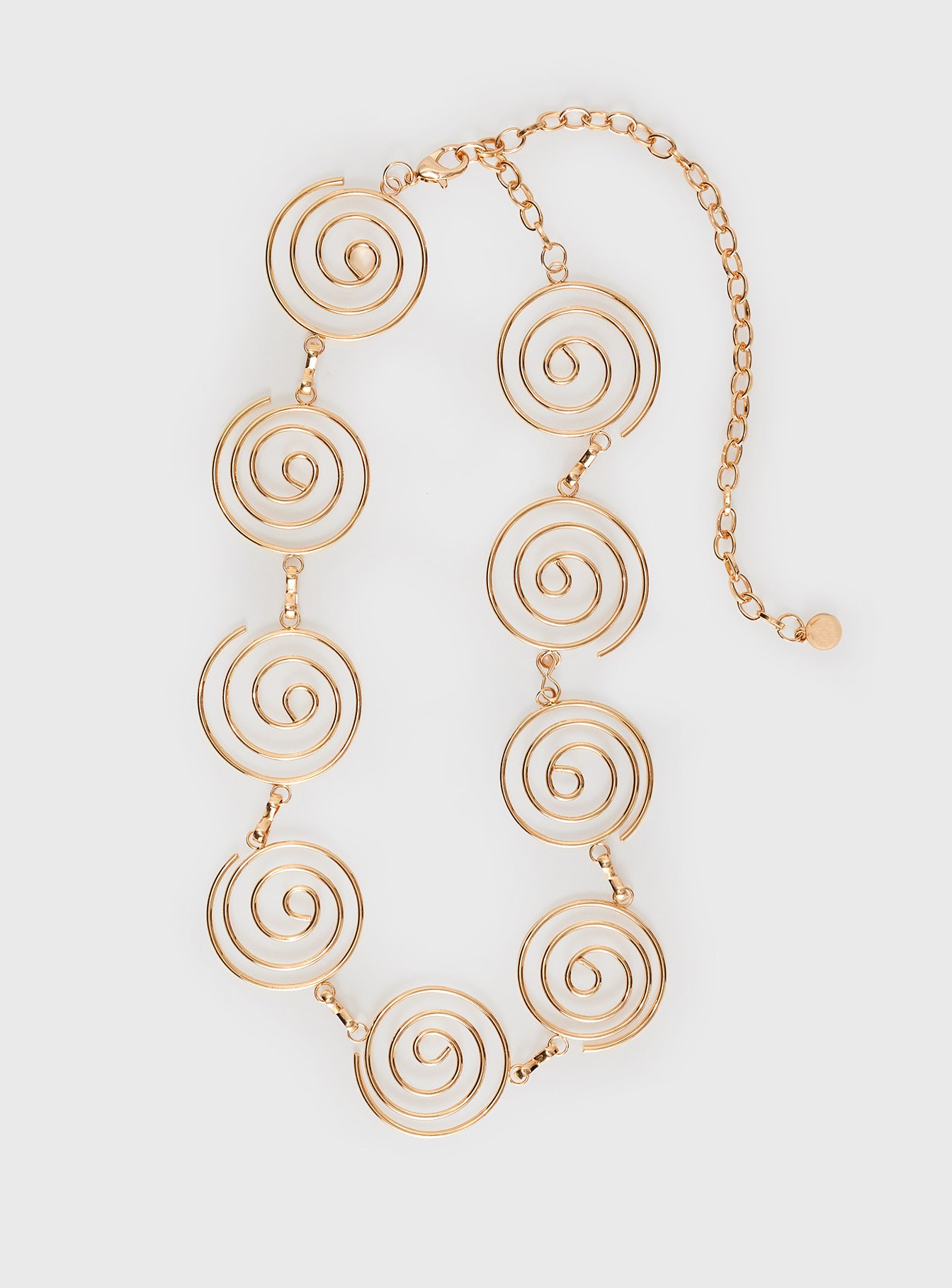 Hoston Spiral Chain Belt Gold - Image 2