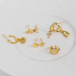 Guess Who Earring Pack Gold