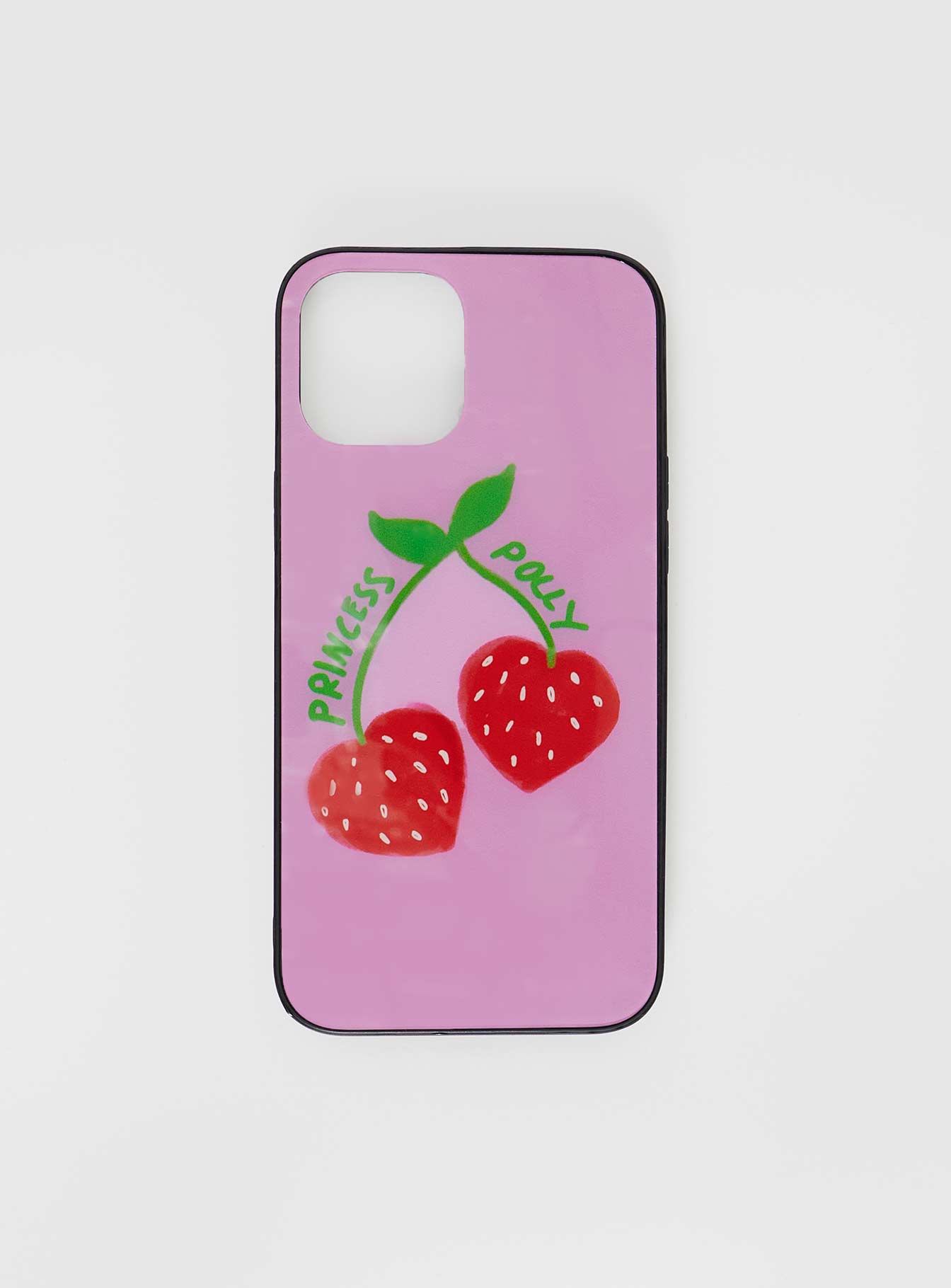 Strawberry Lane iPhone Case Pink - Image 2