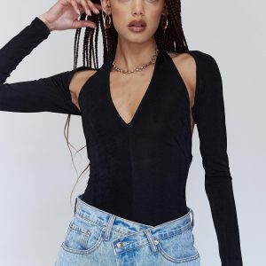 Lock It Down Bodysuit Black