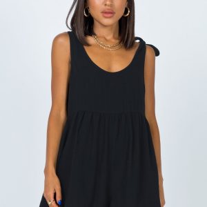 Tay Romper Black