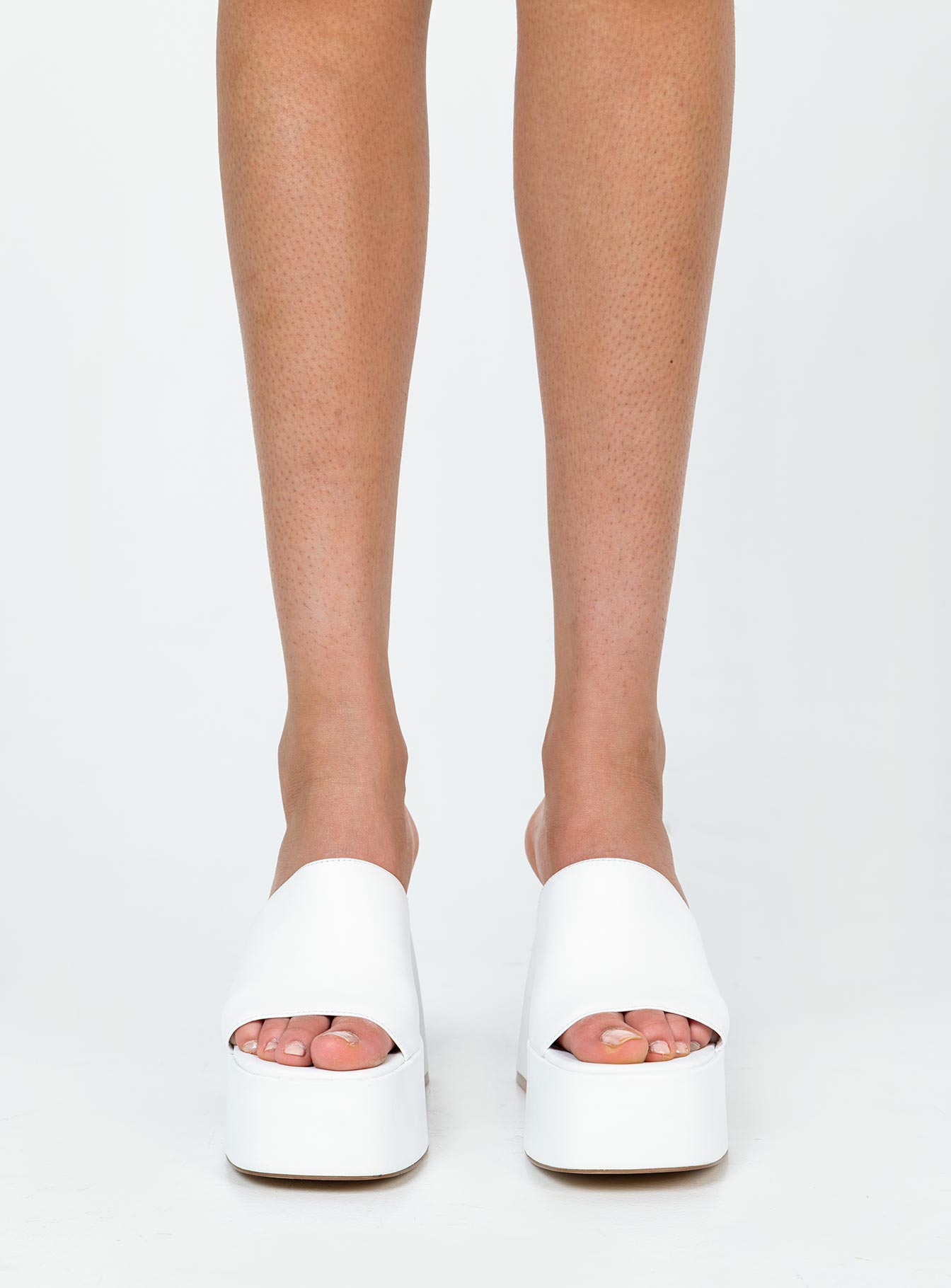 Windsor Smith Highrise Platform Heel White - Image 3