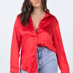 Vintage Vibes Shirt Red