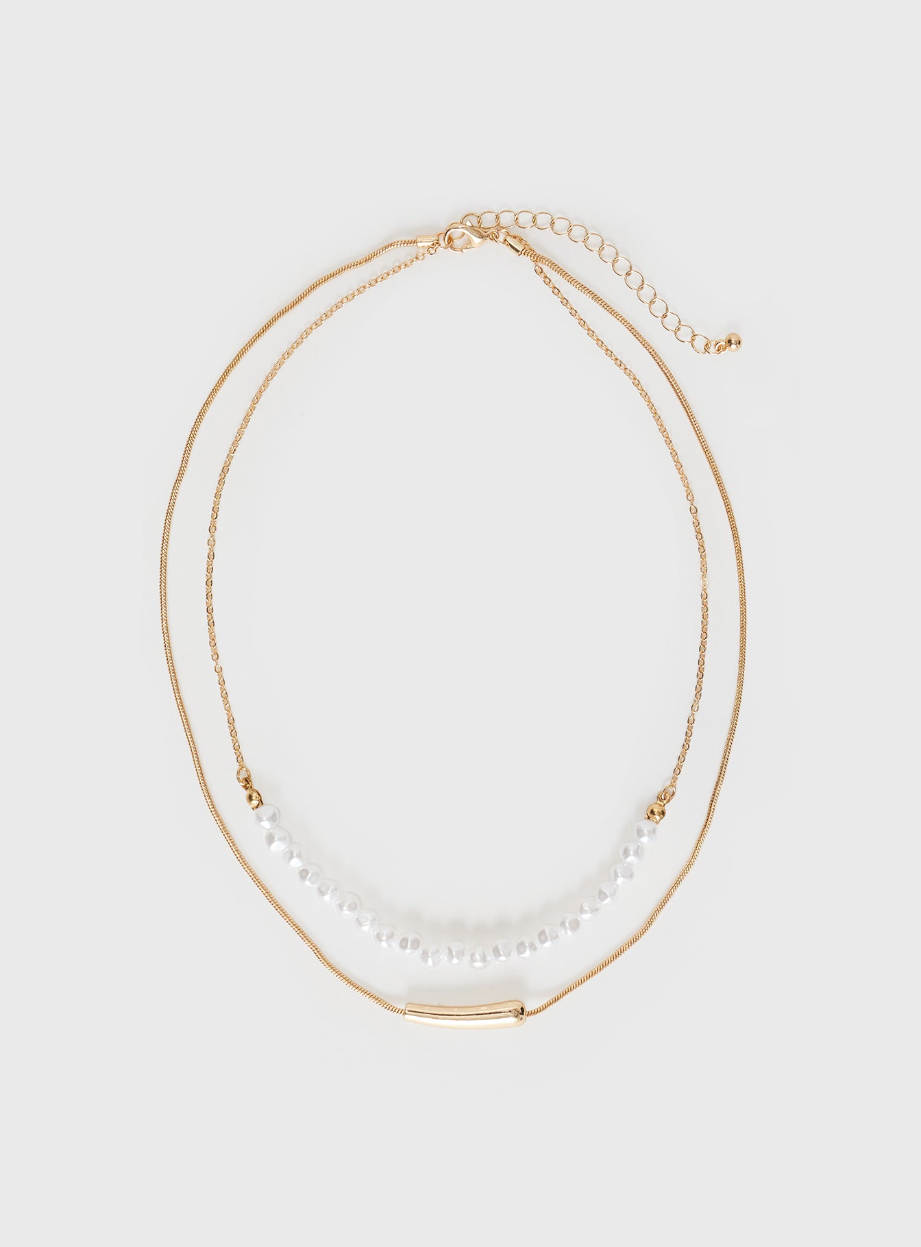 Pearled Necklace Gold - Image 2