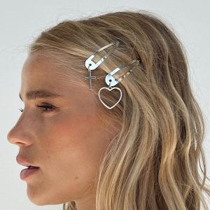 Jora Hair Clip Silver