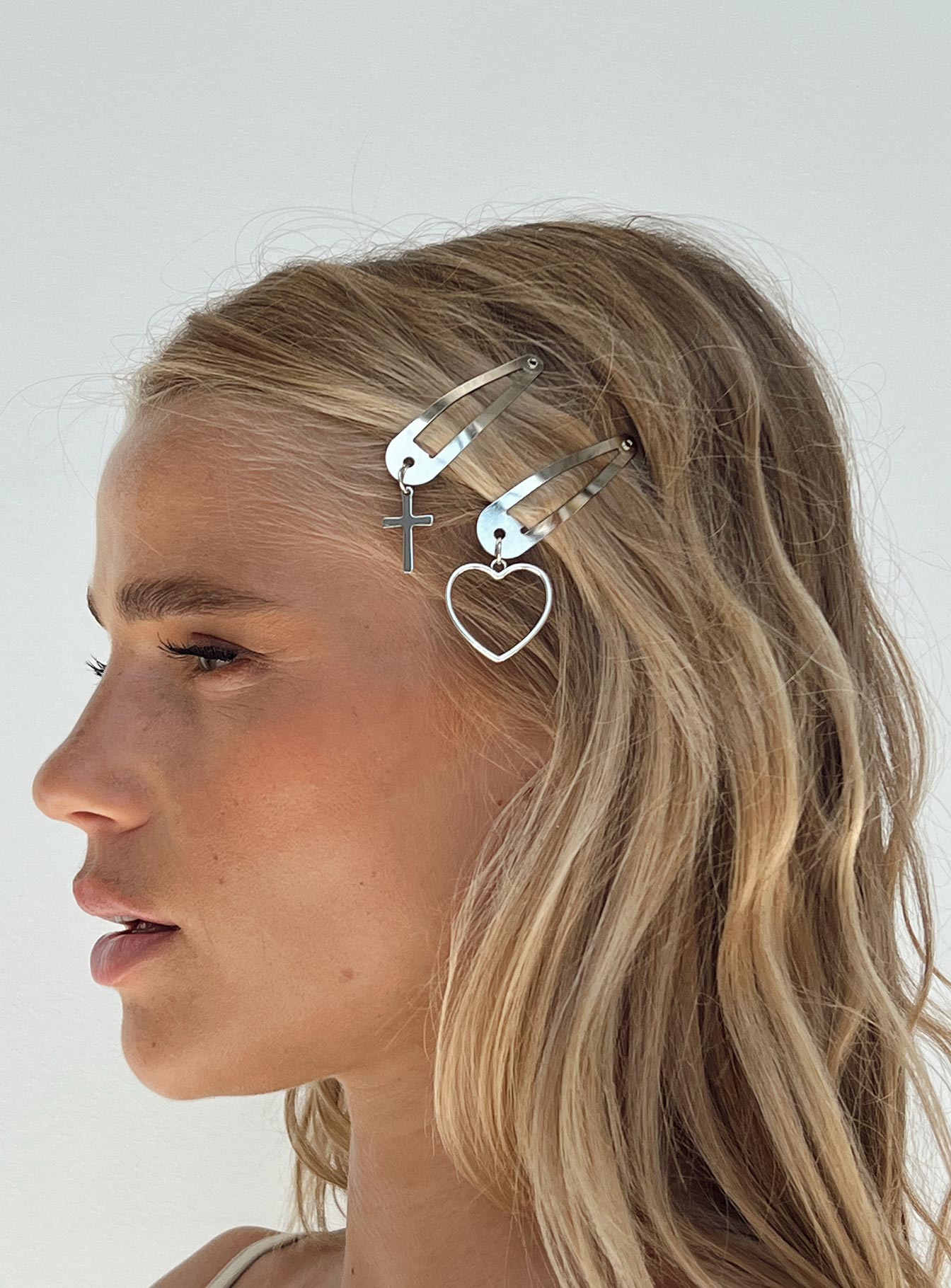 Jora Hair Clip Silver
